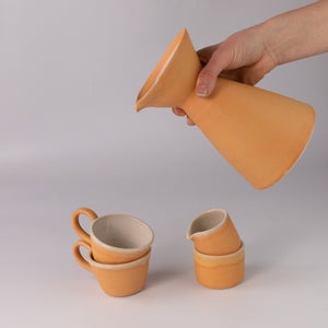 Orange Coffee dripper set