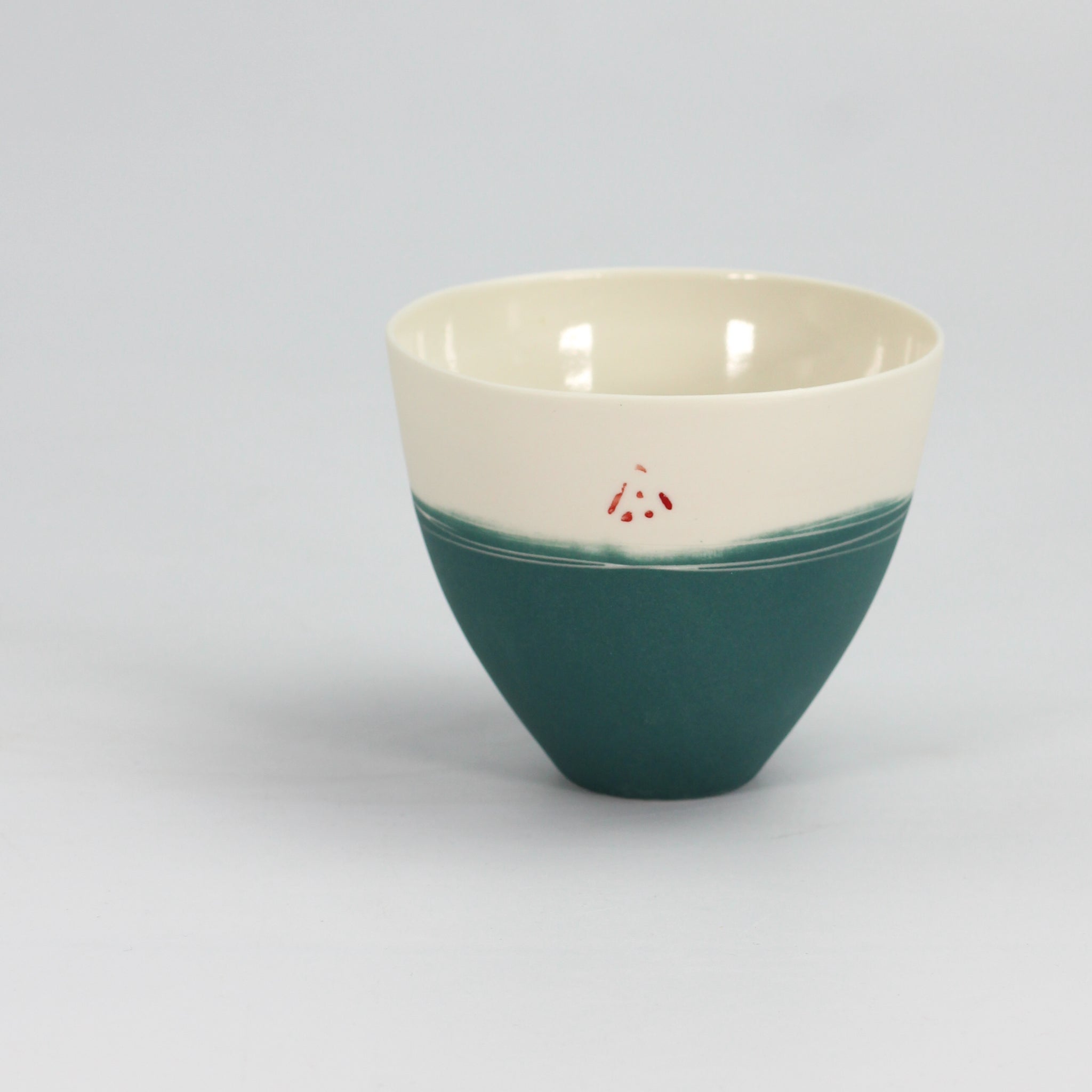 Block Colour Porcelain Cup