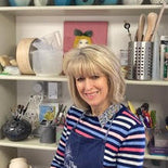 Potter Bronwen Coussens in her studio