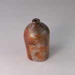Load image into Gallery viewer, Wood fired bottle vase with square base

