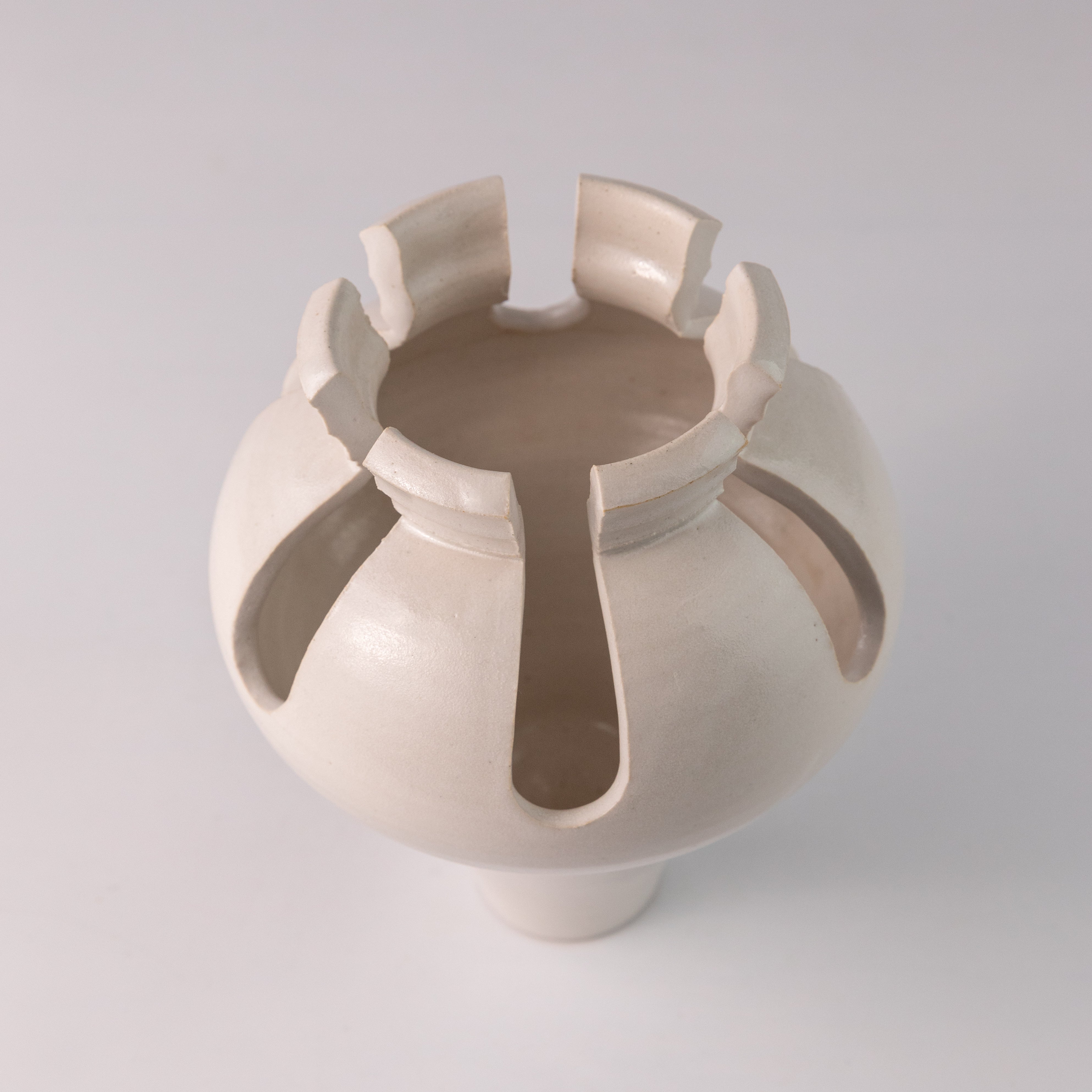 Grecian Style Cut-Out Vase