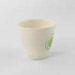 Load image into Gallery viewer, Porcelain Cup with Spot Detail
