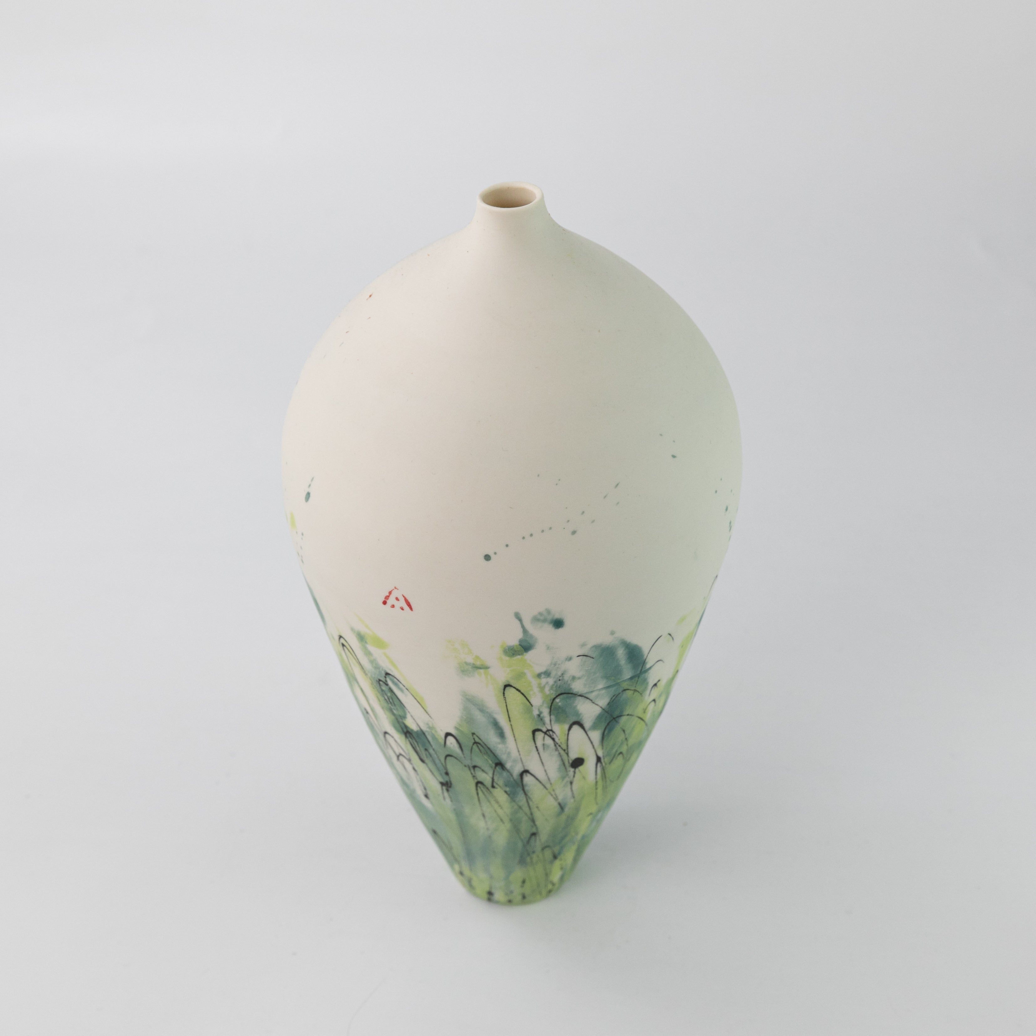 Porcelain Scribble Vase