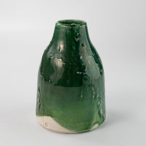 Textured Forest Green Vase