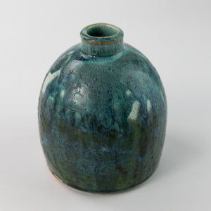 Aqua Domed Vase