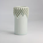 Load image into Gallery viewer, Ceramic Vase with Disc Rim Detail
