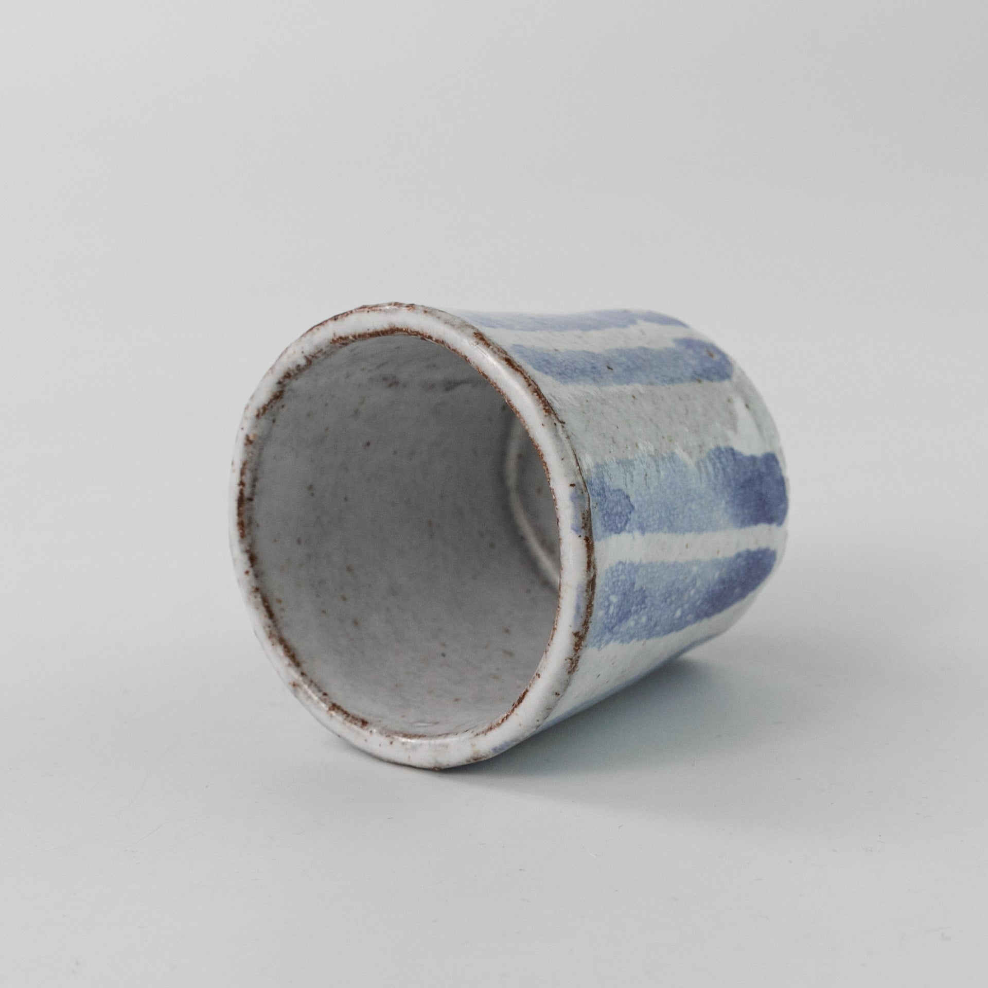 Blue Lined Espresso Cup