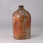 Load image into Gallery viewer, Wood fired bottle vase with square base
