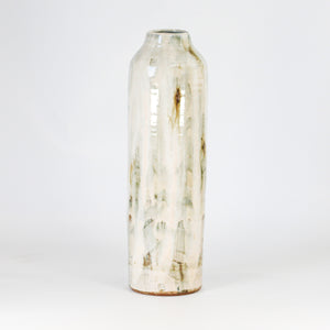 Tall Titanium White Oxide Vase