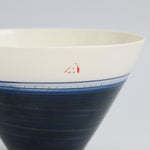 Load image into Gallery viewer, Conical Indigo Bowl
