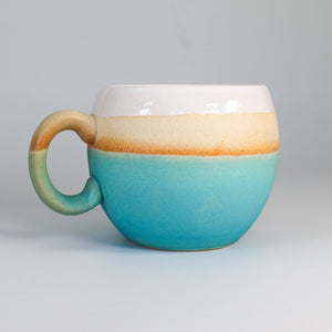 Bright and huggable mug