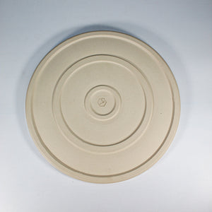 Large grey and white platter