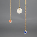 Load image into Gallery viewer, Mona half moon pendant necklace
