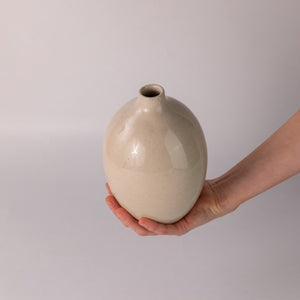 Taupe bottle vase