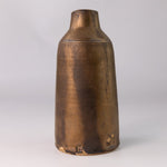 Load image into Gallery viewer, Gold Brushed Brown Vase

