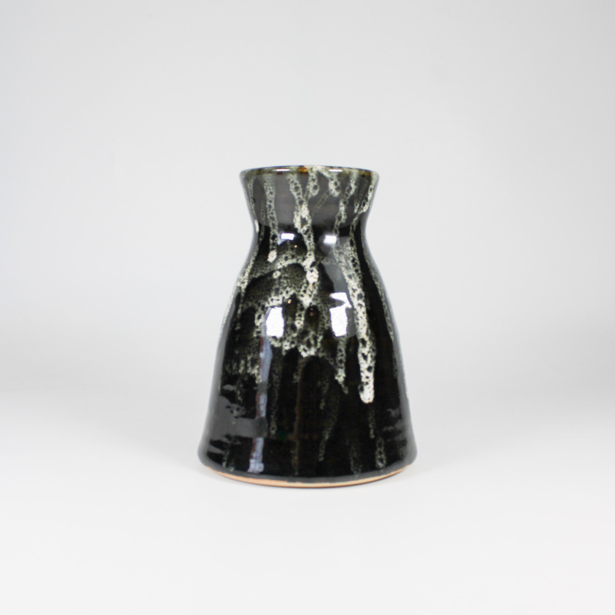 handmade pottery sake vase