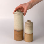 Load image into Gallery viewer, Large red stoneware vases
