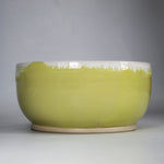 Load image into Gallery viewer, Handmade yellow and white pottery bowl
