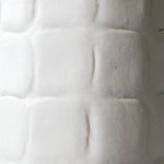 Load image into Gallery viewer, Detail of tall white handmade porcelain vase 
