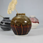 Load image into Gallery viewer, Selection of handmade pottery mini moon jars in varying colours
